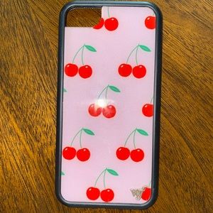 pink cherries phone case! FITS IPHONE SE/6/7/8.